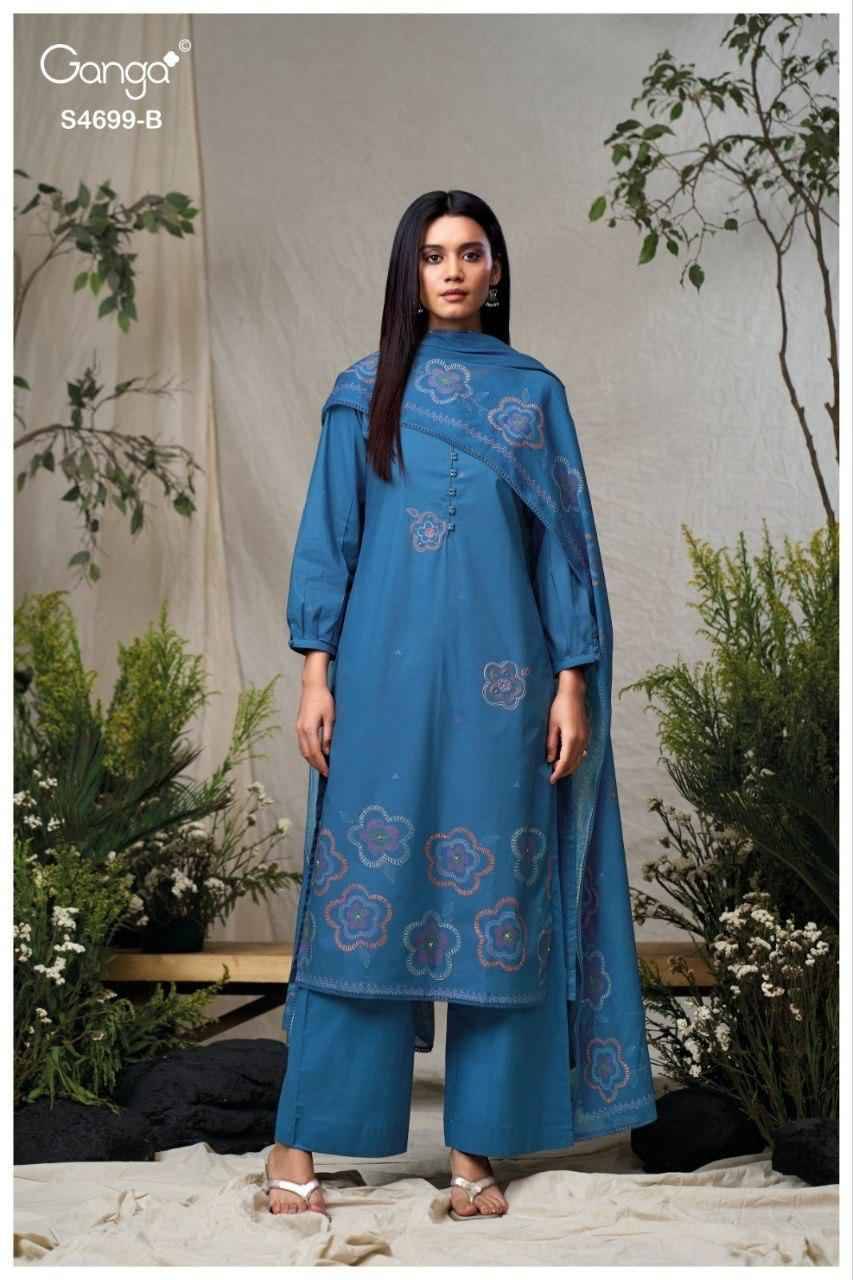 DARPIKA 4699 Series By Ganga Fashion Beautiful Festive Suits Stylish Colorful Fancy Casual Wear & Ethnic Wear PREMIUM COTTON Print Dresses At Wholesale Price